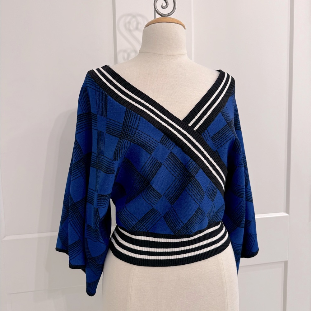NWT New York & Co 7th Avenue Design Studio Faux Wrap Top